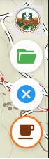 Navigation button panel